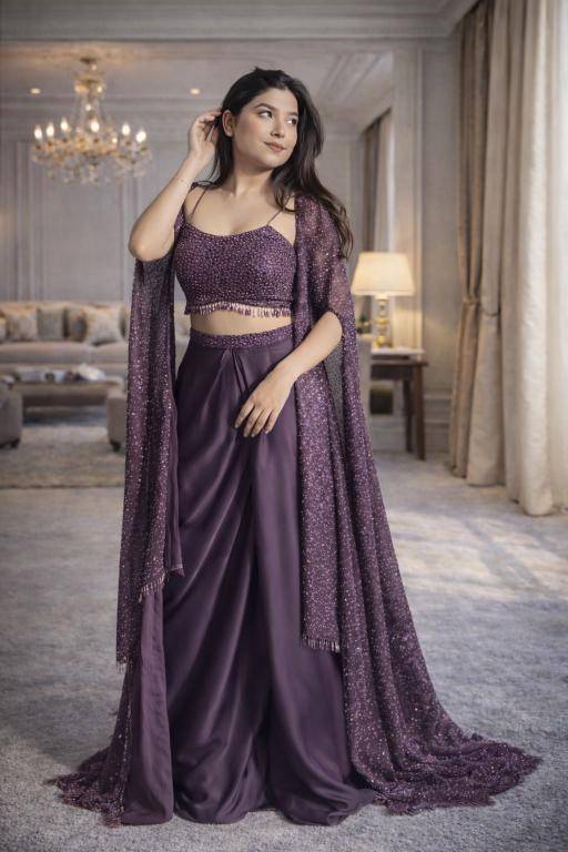 Designer Fancy BB 63 sequin Surat lehenga choli manufacturers